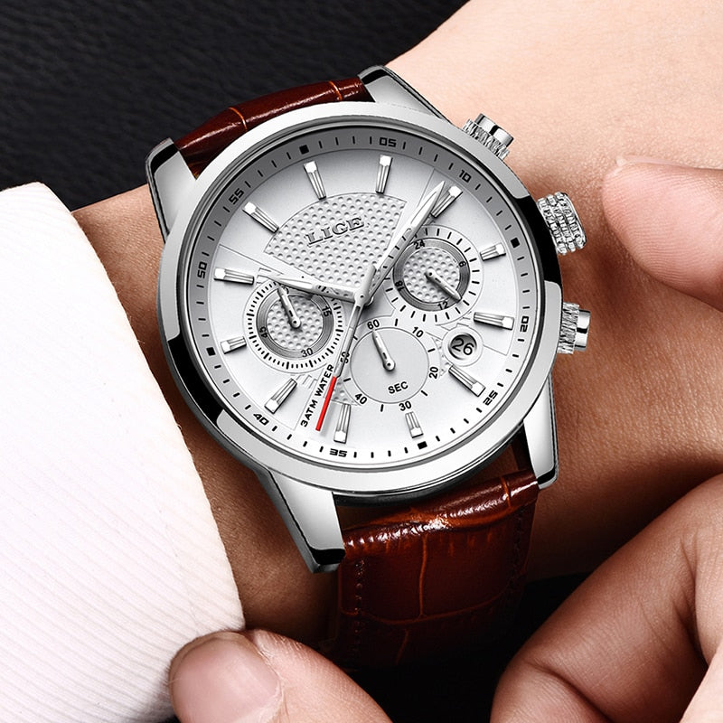 LIGE 2022 New Mens Watches