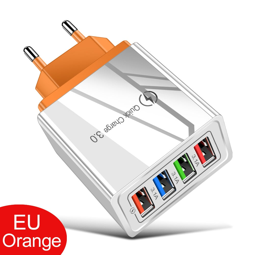 EU/US Plug USB Charger/ Quick Charge 3.0