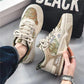 New Trendy Sneakers Men's Comfortable Platform Shoes 2023 Color Matching Lace-up Sneakers for Men Casual Vulcanized Shoes Tenis