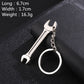 Hot Keychains For Men Car Bag KeyRing Combination Tool Portable Mini Utility Pocket Clasp Ruler Hammer Wrench Pliers Shovel