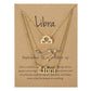 3Pcs/set 12 Zodiac Sign Necklace