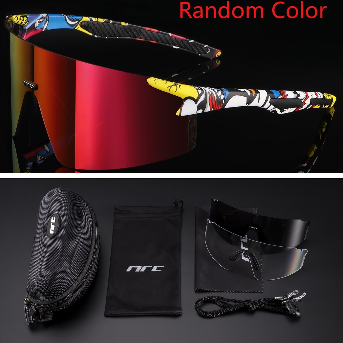 NRC 3 Lens UV400 Cycling Sunglasses