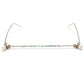 One Piece Rhinestone Eyeglass Frames