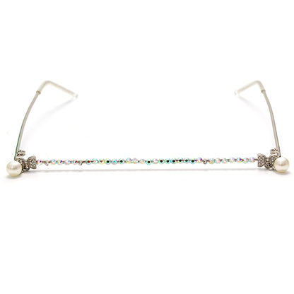 Montures de lunettes en strass d'une seule pièce
