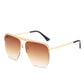 Luxury Women Square Sunglasses Oversized