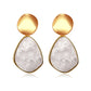 POXAM New Korean Round Earrings