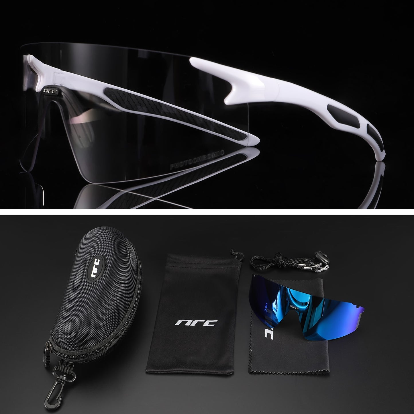 NRC 3 Lens UV400 Cycling Sunglasses