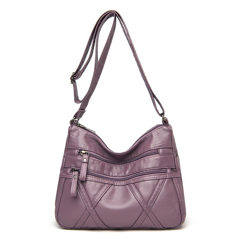 High Quality Women&#39;s Soft Leather Shoulder Bags Multi-Layer Classic Crossbody Bag Luxury Designer Handbag and Purse