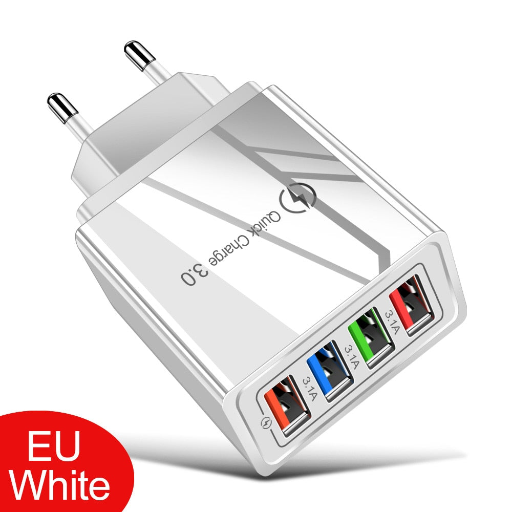 EU/US Plug USB Charger/ Quick Charge 3.0