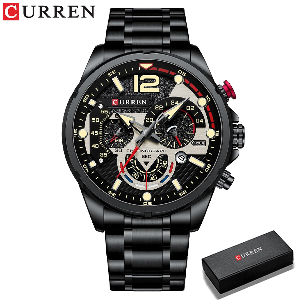 CURREN Watches Men Sport Quartz