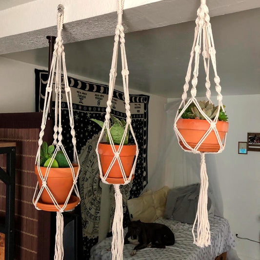Macrame Plant Hanger Baskets Flower Pots
