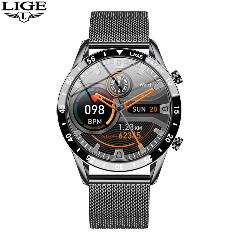 LIGE 2022 Full Circle Touch Screen Steel
