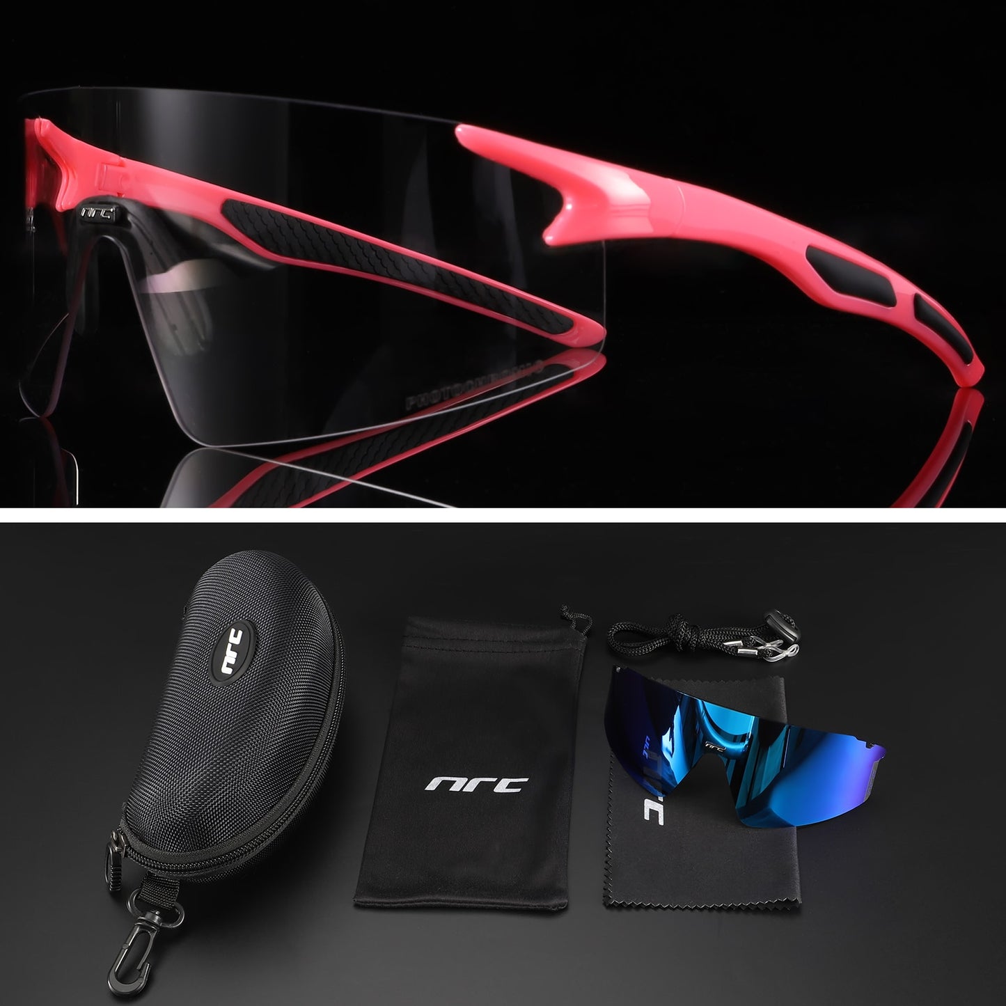 NRC 3 Lens UV400 Cycling Sunglasses