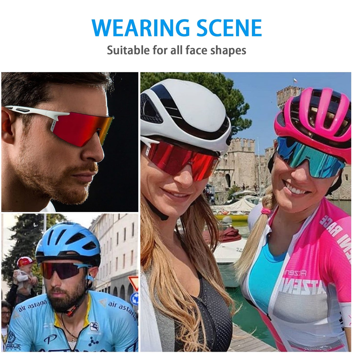 NRC 3 Lens UV400 Cycling Sunglasses