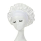 Women Night Sleep Hair Caps Silky Bonnet