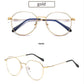 Metal Round Anti Blue Light Glasses