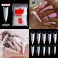 500pcs Fake Nail Tips Transparent Color