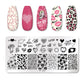 PICT YOU 12*6cm Nail Art Templates Stamping Plate Design Flower Animal Glass Temperature Lace Stamp Templates Plates Image