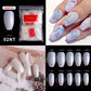 500pcs Fake Nail Tips Transparent Color