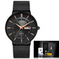 Mens Watches LIGE Waterproof Ultra Thin