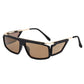 One Piece Rectangle Sunglasses Women