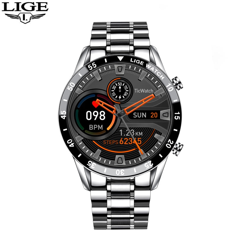 LIGE 2022 Full Circle Touch Screen Steel