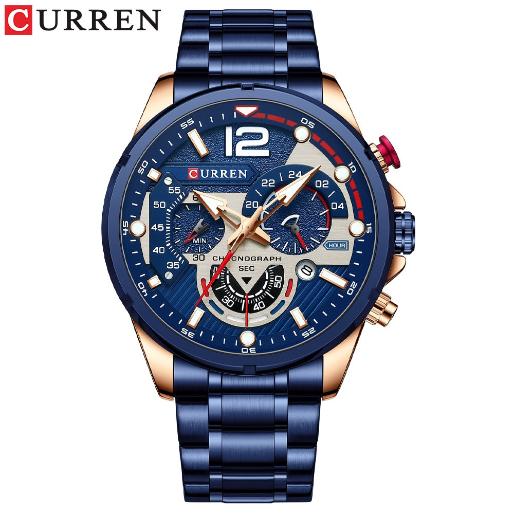 CURREN Watches Men Sport Quartz