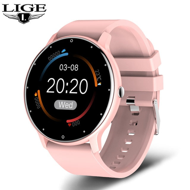 LIGE 2022 New Smart Watch Full Touch Screen