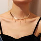 Elegant Pearl Choker Necklace