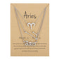 3Pcs/set 12 Zodiac Sign Necklace