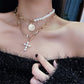 Elegant Pearl Choker Necklace