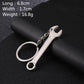 Hot Keychains For Men Car Bag KeyRing Combination Tool Portable Mini Utility Pocket Clasp Ruler Hammer Wrench Pliers Shovel