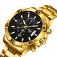 NIBOSI 2022 Fashion Gold Watch