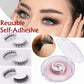 1Pair Reusable Self-adhesive False Eyelashes