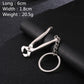 Hot Keychains For Men Car Bag KeyRing Combination Tool Portable Mini Utility Pocket Clasp Ruler Hammer Wrench Pliers Shovel