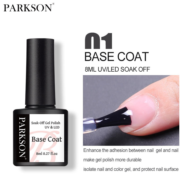 Parkson No Wipe Top Base Coat Nail