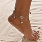 Female Bohemian Shell Anklets