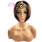 QY Hair Big Afro Kinky Curly Headband Wigs
