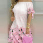 Women Off Shoulder  Mini Dress Sexy
