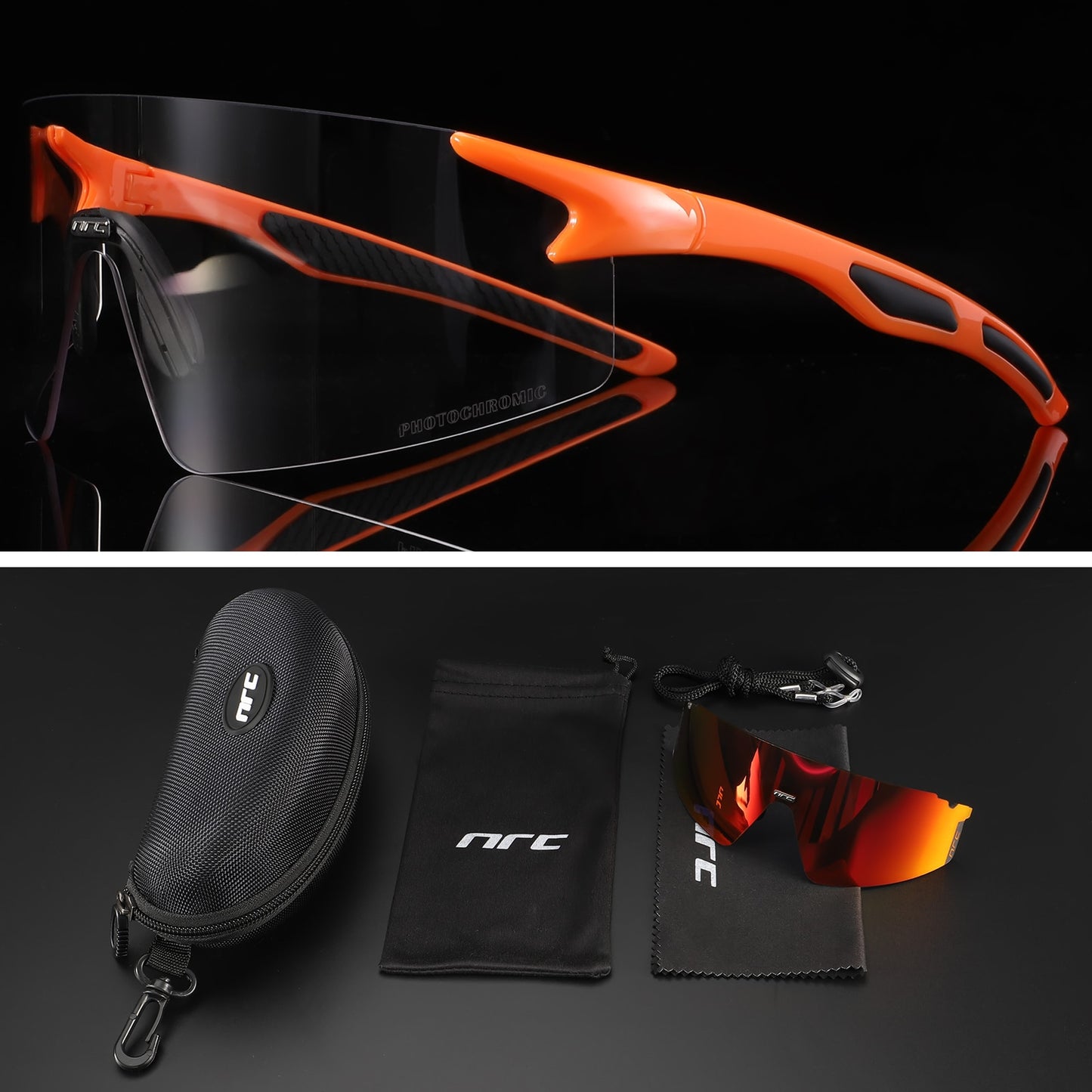 NRC 3 Lens UV400 Cycling Sunglasses