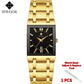 Relogio Masculino WWOOR Gold Watch