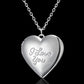 Openable Love Heart Locket Pendant Necklace