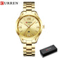 CURREN Gold Watch Women