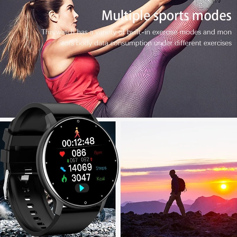 LIGE 2022 New Smart Watch Full Touch Screen