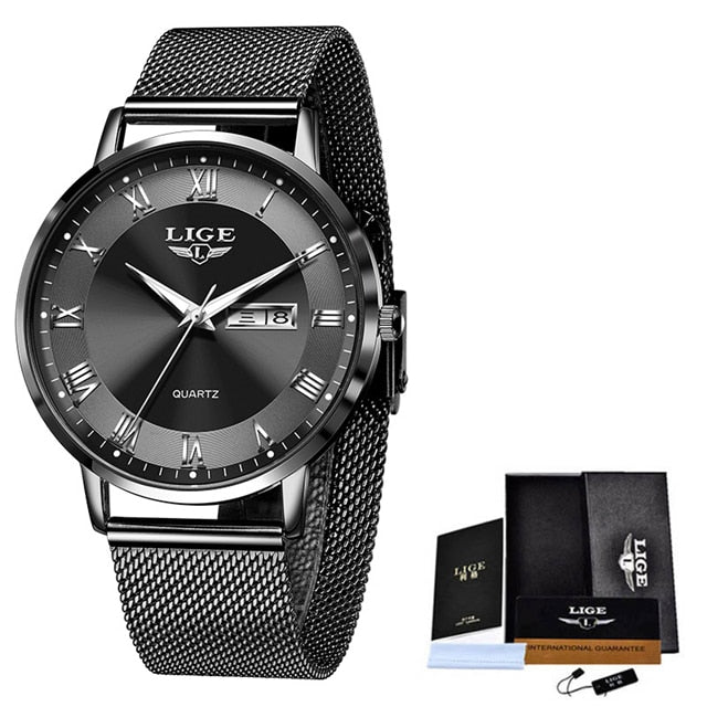 LIGE Brand Women Watches Ultra-thin