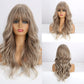 EASIHAIR Brown to Blonde Ombre Synthetic Wigs
