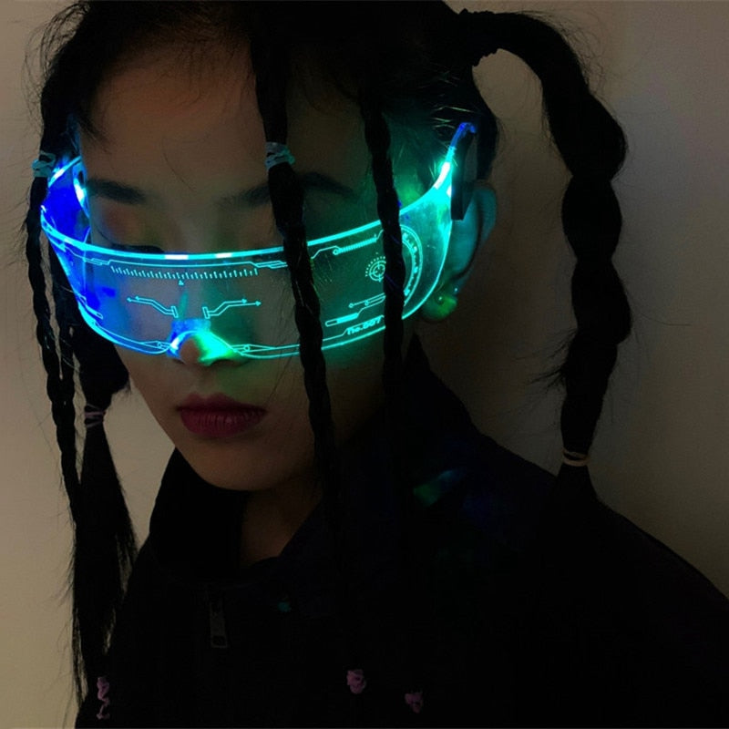 LED Luminous Sunglasses Vintage