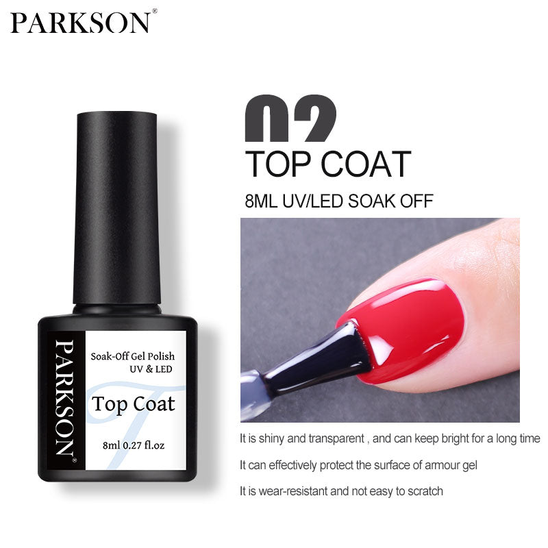 Parkson No Wipe Top Base Coat Nail