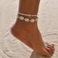 Bracelets de cheville coquillage bohème femme