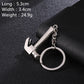 Hot Keychains For Men Car Bag KeyRing Combination Tool Portable Mini Utility Pocket Clasp Ruler Hammer Wrench Pliers Shovel